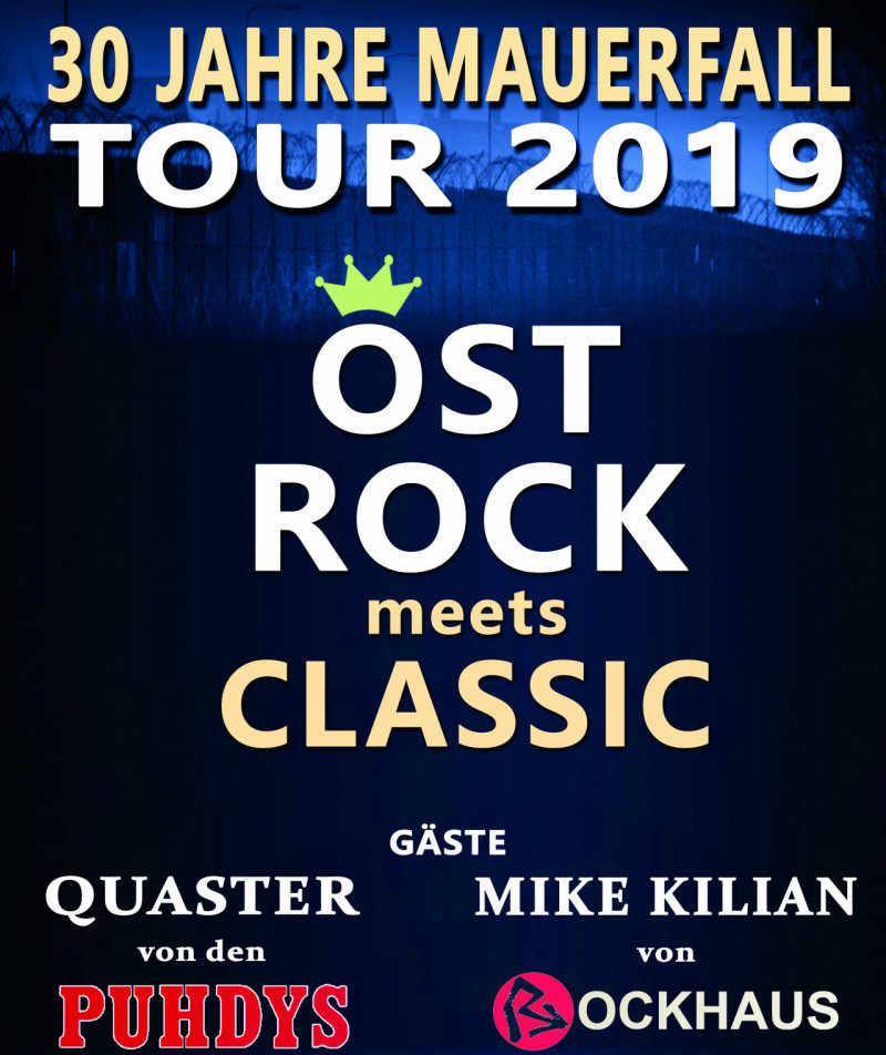 Ostrock meets Classic – 30 Jahre Mauerfall Tour - 25. April 2020 19:30 Uhr - Großer Saal
