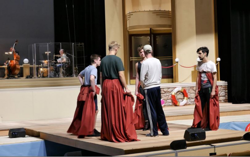 Proben-Marathon für "La Cage Aux Folles"