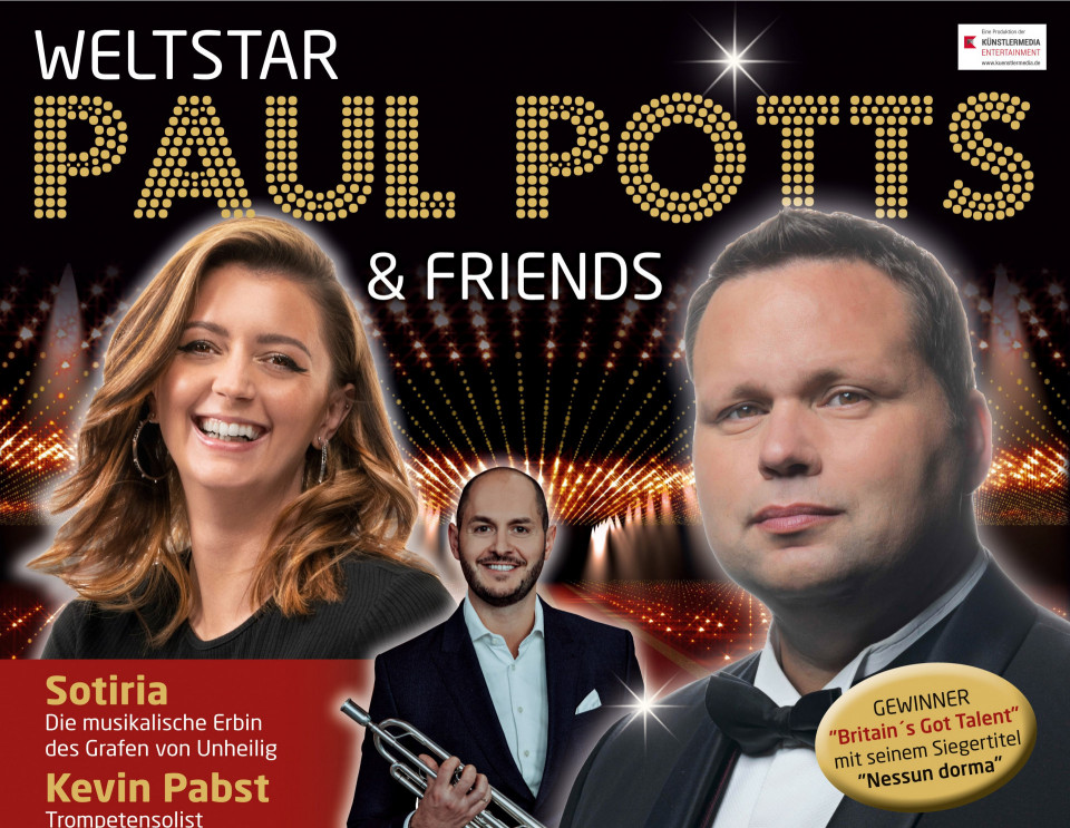 Die komplette Deutschland-Tour von Paul Potts & Friends muss leider ersatzlos abgesagt werden.