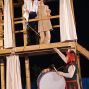 Was ihr wollt, 5. Akt, Orsino (Uwe Schmiedel), Viola / Cesario (Claire Varga), Narr (Gerhard Kähling)