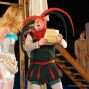 Was ihr wollt, 5. Akt, Olivia (Monika Radl), Narr (Gerhard Kähling), Viola / Cesario (Claire Varga), Orsino (Uwe Schmiedel)