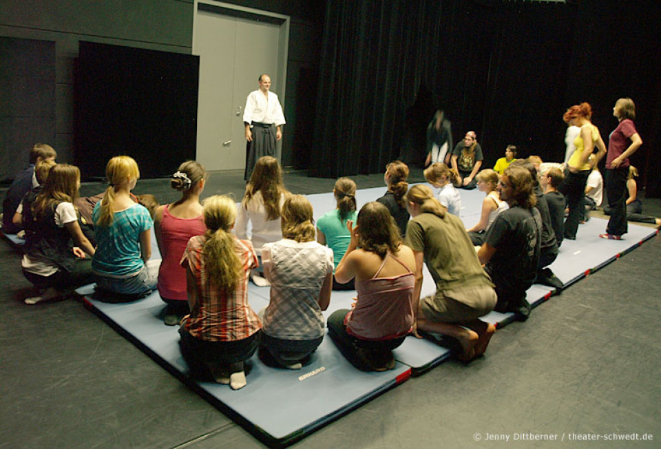 Workshop Aikido unter der Leitung von Kampfkunstlehrer Steffen Rose