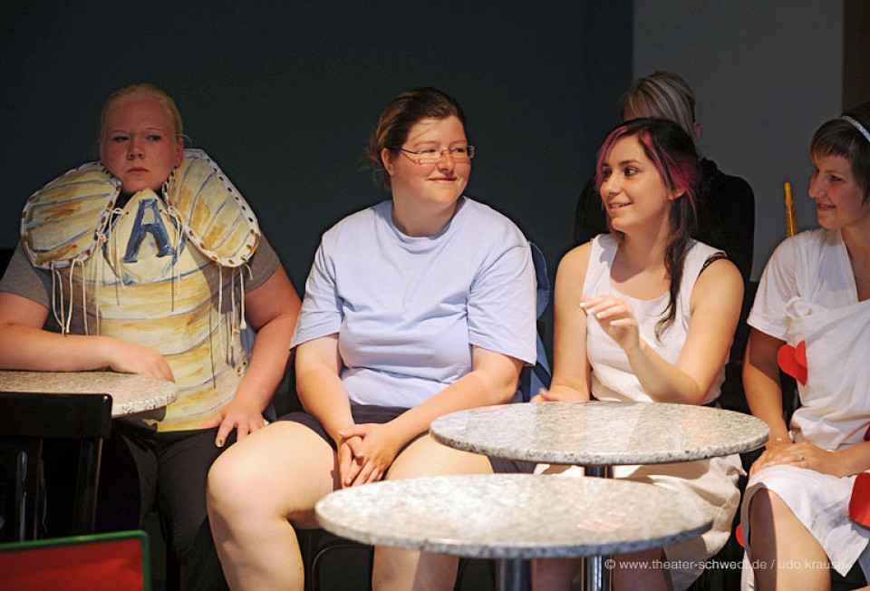 KriTisch zum Urteil des Paris, Kurs Darstellendes Spiel, Klasse 12, Gesamtschule Talsand Schwedt/Oder