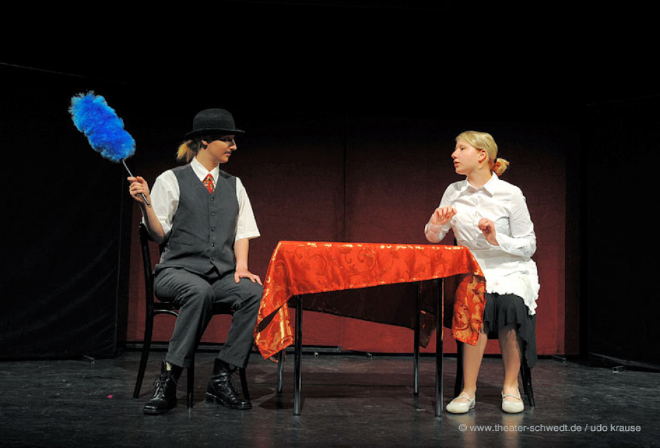 Raub der Sabinerinnen / Kurs Darstellendes Spiel, Kl. 12, C.-F.-Gauß-Gymnasium Schwedt