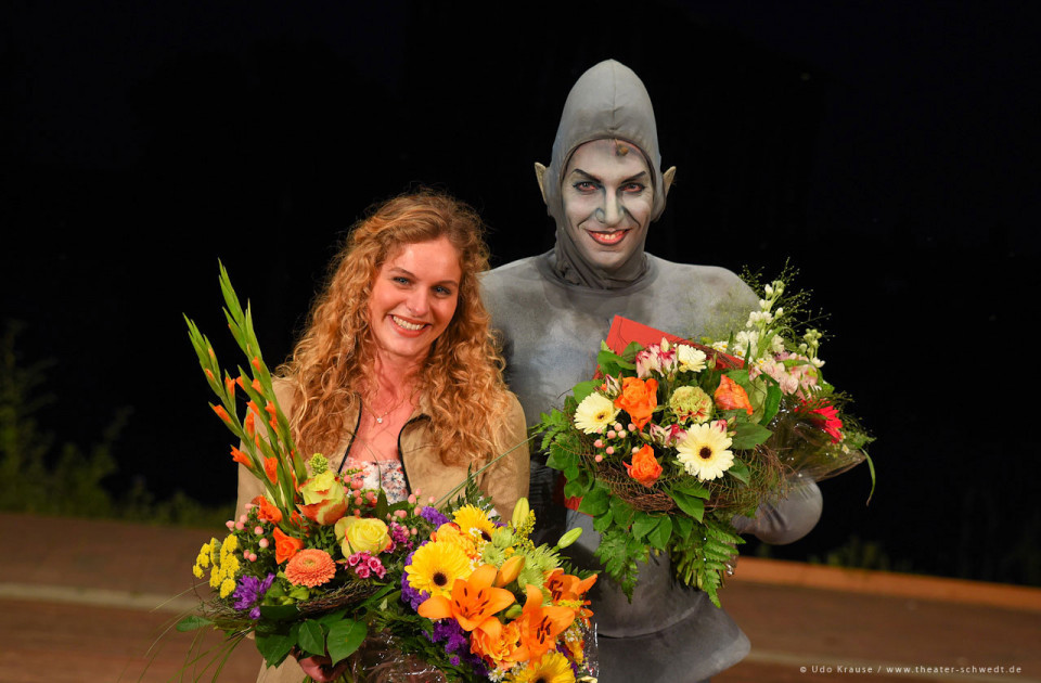 Schauspielerin des Jahres Larissa Kristina Puhlmann und Schauspieler des Jahres Daniel Heinz