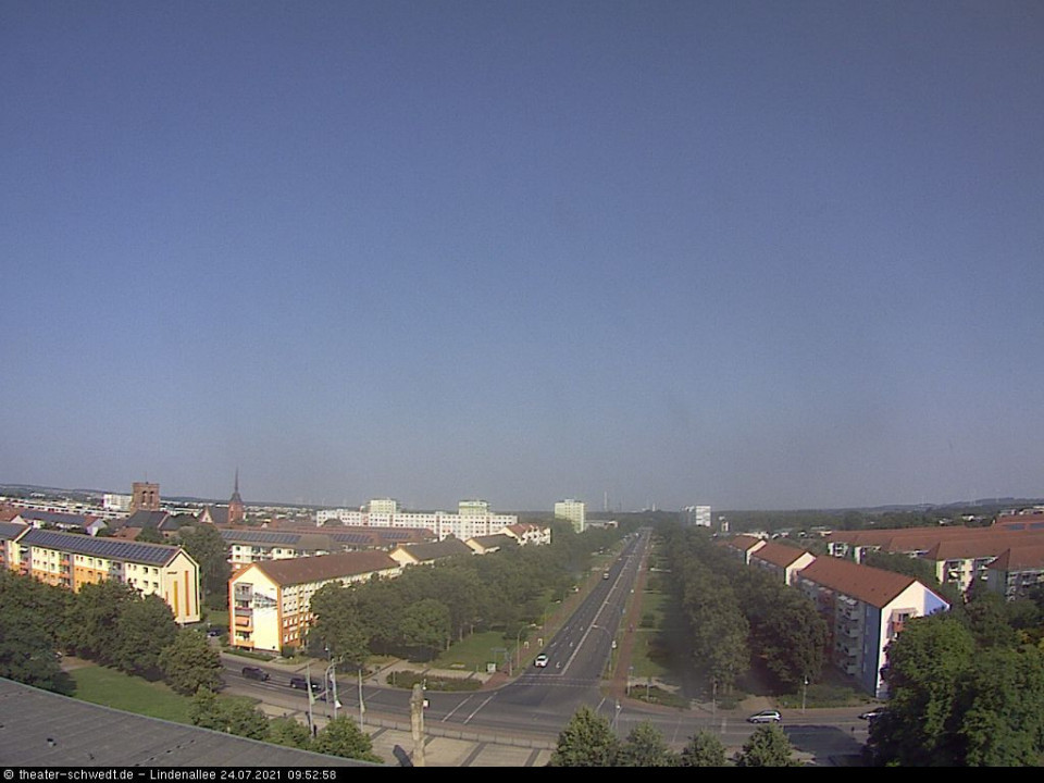 Guten Morgen Bärbel & Jürgen, schönes Wetter, wie in Halle a.d.Saale (hinzugefügt von Volker am 24.07.2021)