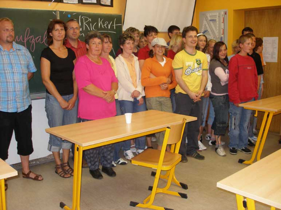Klasse in der Reginalschule Penkun